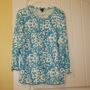 Rafaella Woman 3/4 Sleeve Cardigan 2X